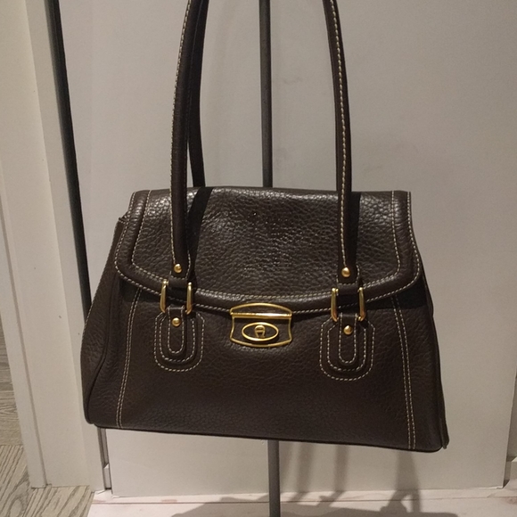 Brown Genuine leather bag by Ettenne Aigner🍀🌸🌺 - Picture 2 of 9